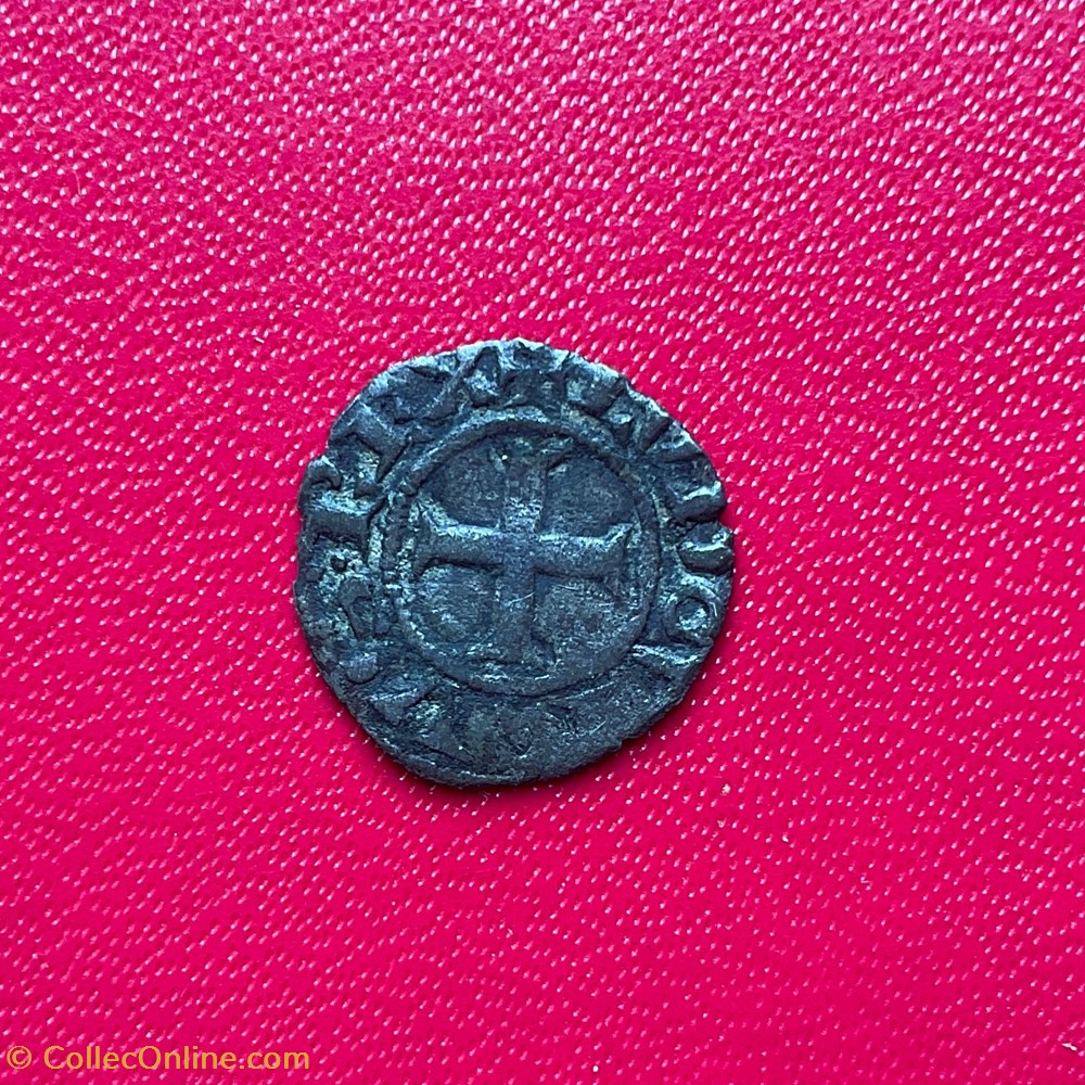 Obole Tournois Louis IX monnaies europe medievale a france royales obole tournois louis ix
