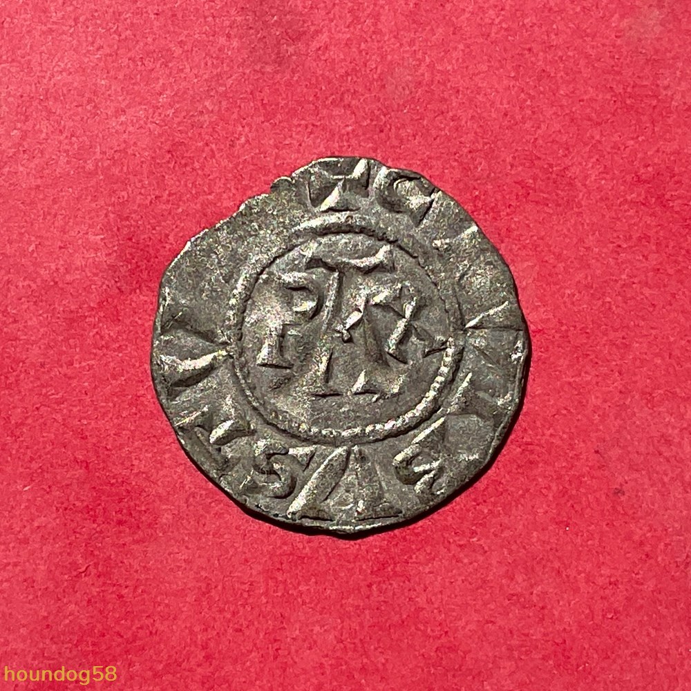 monnaies europe medievale france feodales eveche d amiens denier anonyme foulques ii