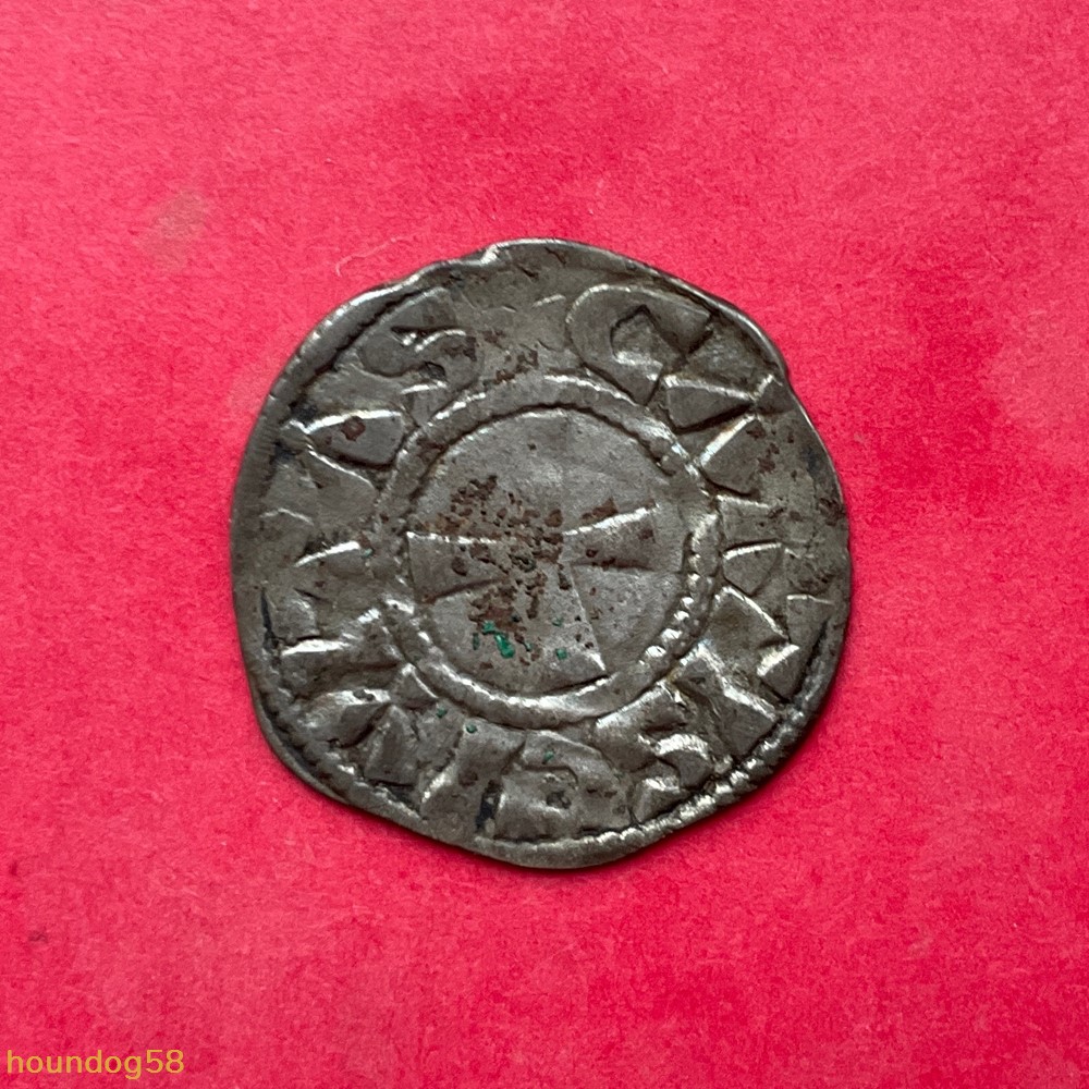 monnaies europe medievale france feodales comte de chartres denier anonyme