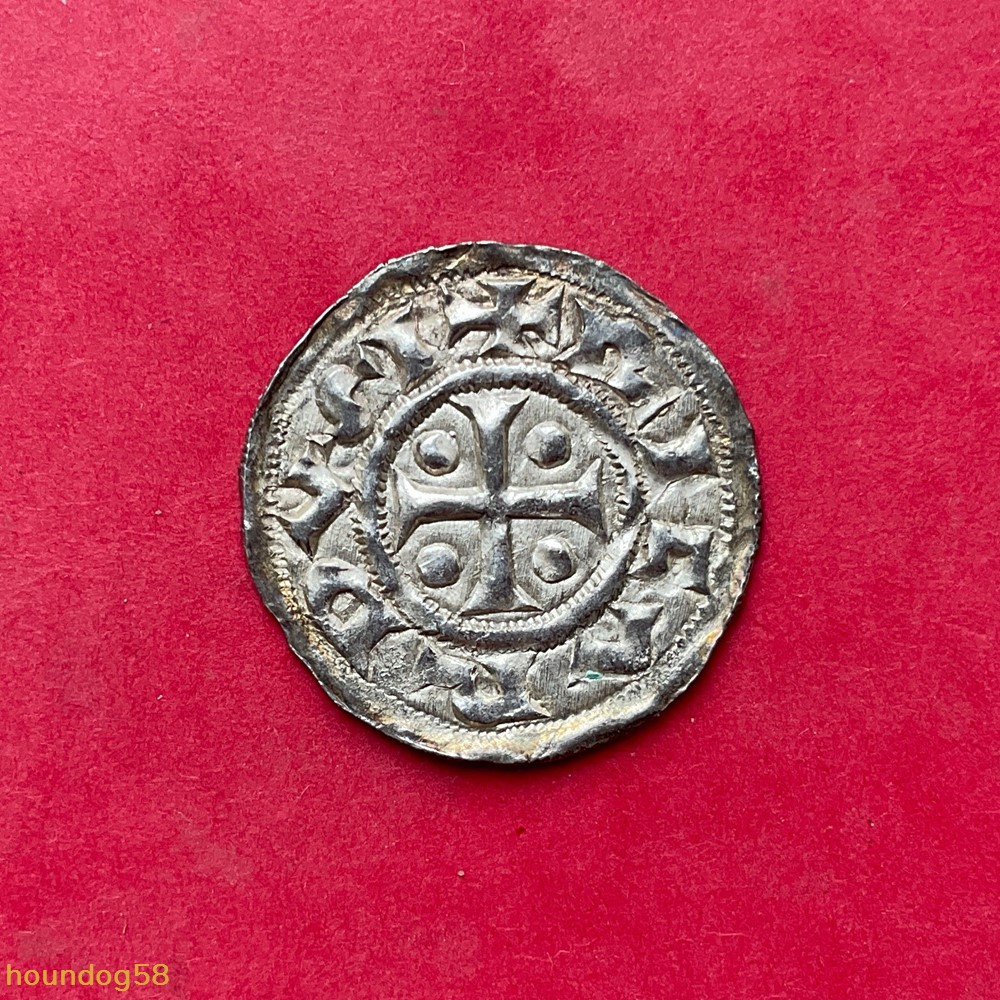 Duché de Normandie denier au temple Richard Ier monnaies europe medievale france feodales duche de normandie denier au temple richard ier