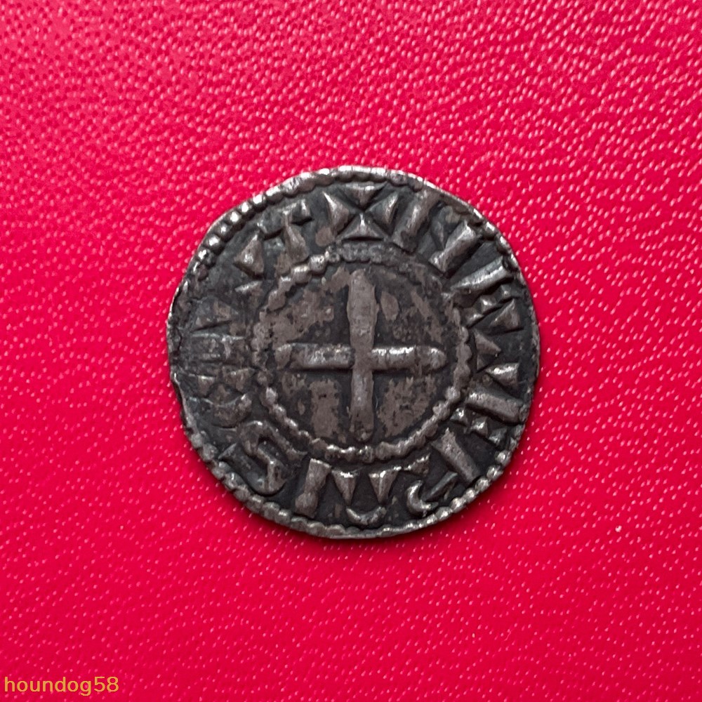 Comté de Nevers denier anonyme XIIeme siècle monnaies europe medievale france feodales comte de nevers denier anonyme xiieme siecle