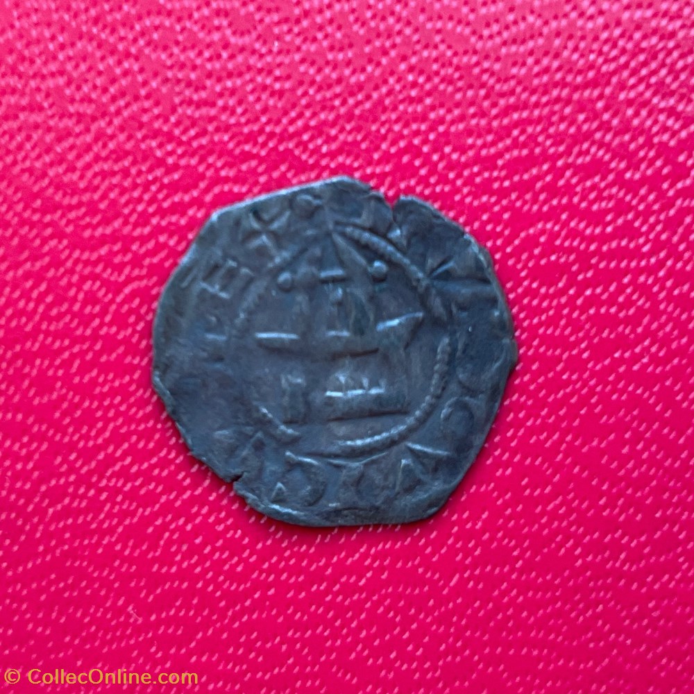 monnaies europe medievale a france royales obole dreux louis vi