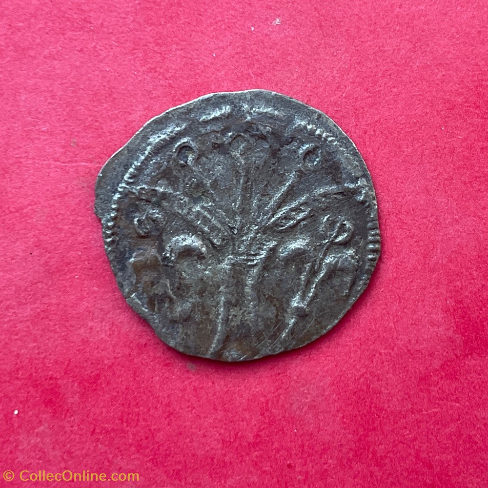 Seigneurie de Vierzon denier anonyme monnaies europe medievale france feodales seigneurie de vierzon denier anonyme
