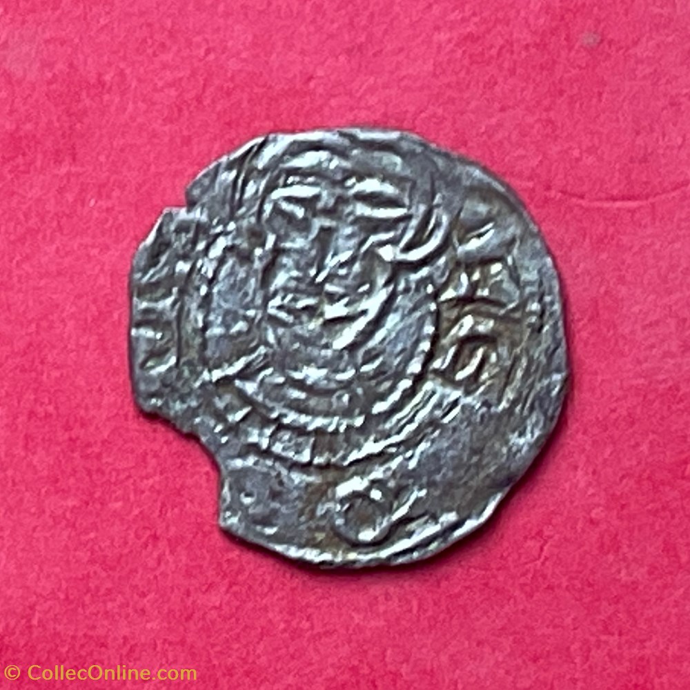 Lons le Saunier denier anonyme au nom de Carlus monnaies europe medievale france feodales lons le saunier denier anonyme au nom de carlus
