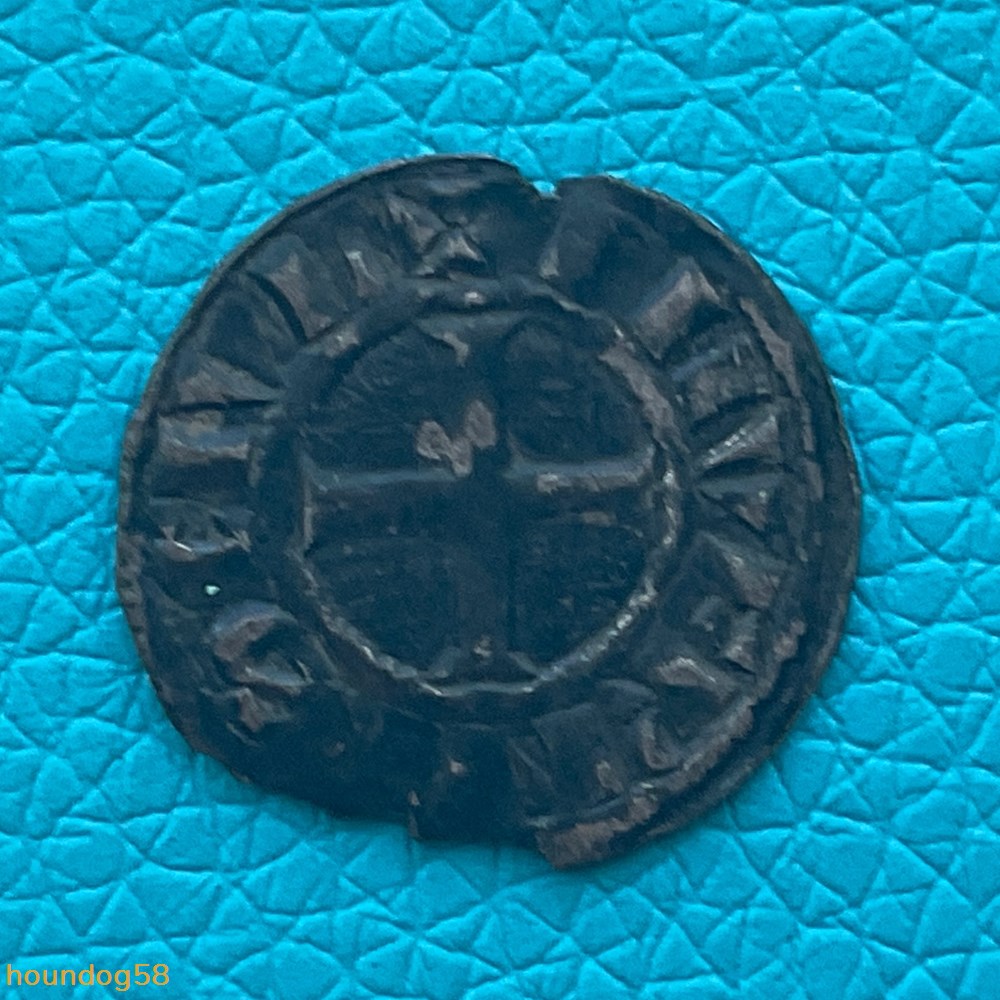 monnaies europe medievale france feodales comte de nevers denier mahaut avec eudes de bourgogne