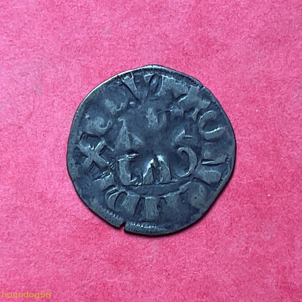 Comté de Vermandois denier Alienor monnaies europe medievale france feodales comte de vermandois denier alienor