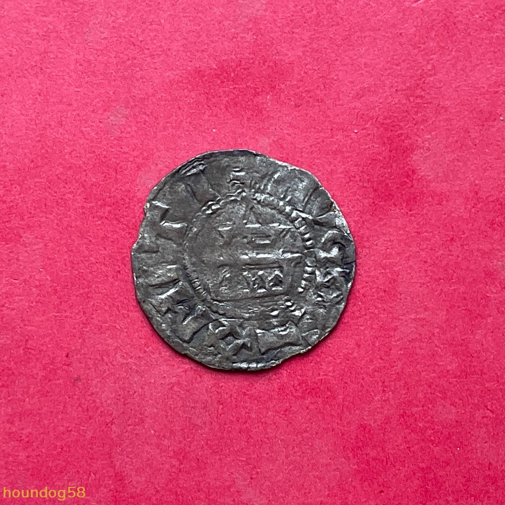 monnaies europe medievale france feodales comte de dreux denier hugues bardoul