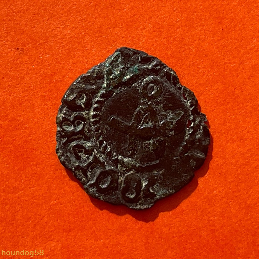 monnaies europe medievale france feodales principaute orange jean i de chalon petit denier