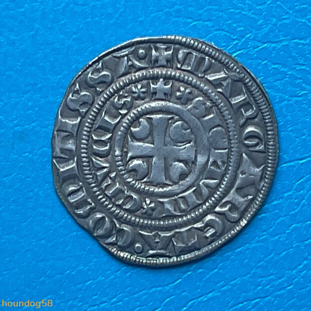 Comté de Hainaut petit gros argent Marguerite de Constantinople monnaies europe medievale france feodales comte de hainaut petit gros argent marguerite de constantinople