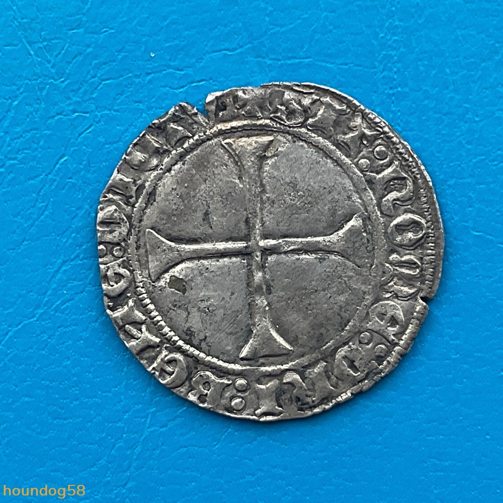 Charles VII blanc au K dit des gens d’armes 1ere emission monnaies europe medievale france royales charles vii blanc au k dit des gens d armes 1ere emission