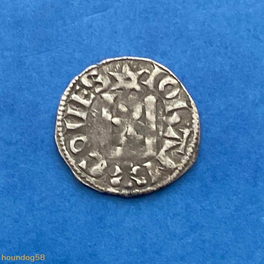 monnaies europe medievale france feodales comte de vendome denier jean iv