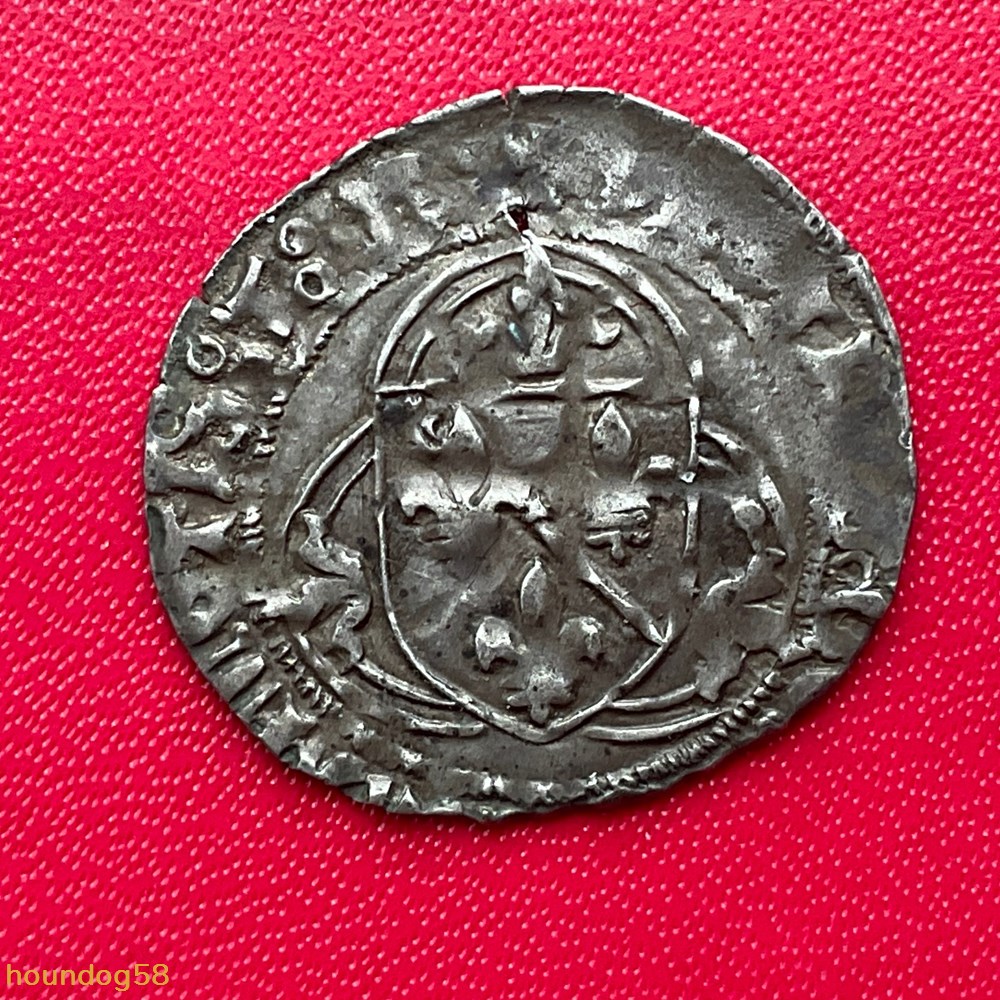 monnaies europe medievale france feodales seigneurie de trevoux blanc pierre ii de bourbon