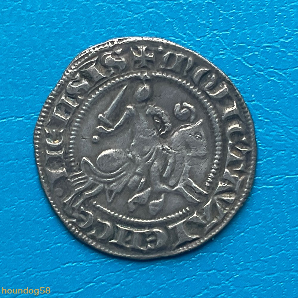 Comté de Hainaut petit gros argent Marguerite de Constantinople monnaies europe medievale france feodales comte de hainaut petit gros argent marguerite de constantinople