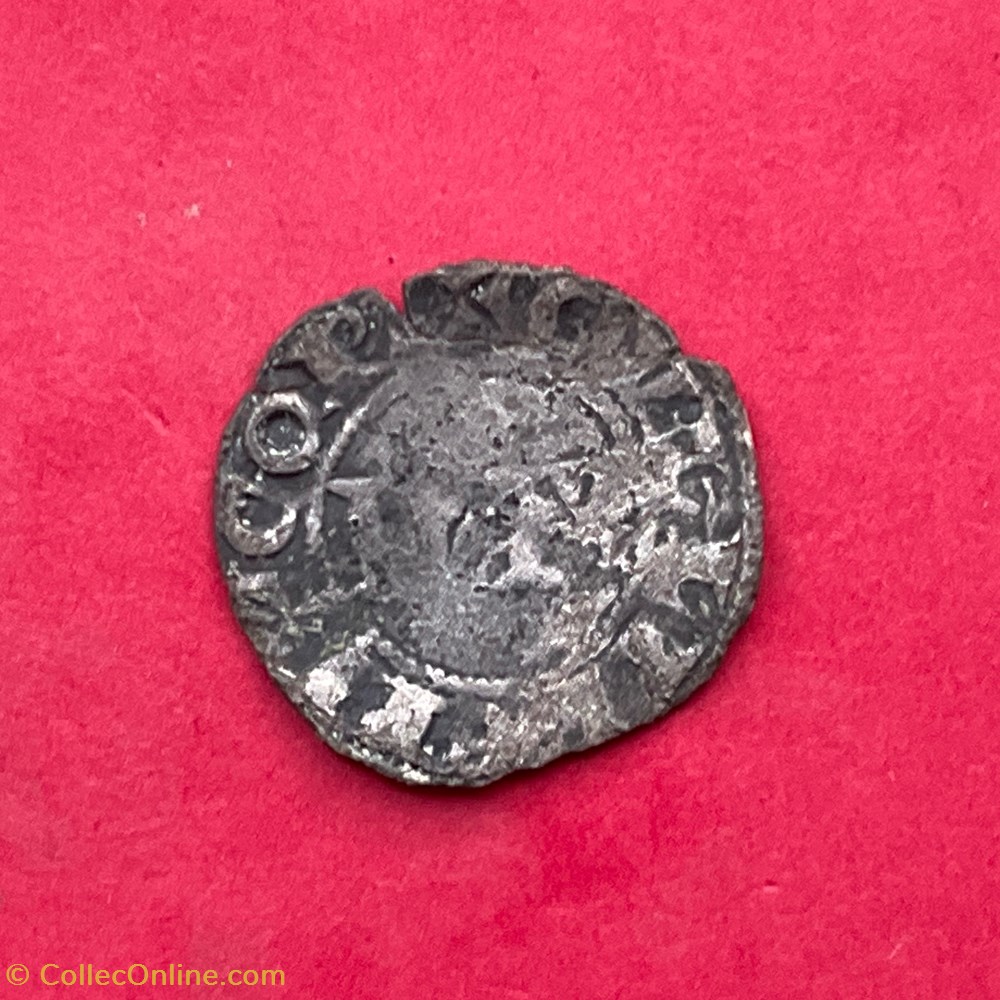 monnaies europe medievale france feodales denier eveche de chalons guillaume ii du perche