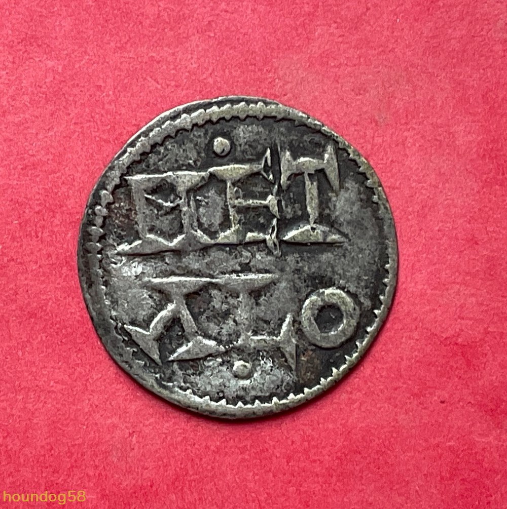 monnaies europe medievale france feodales comte de poitou denier anonyme de melle