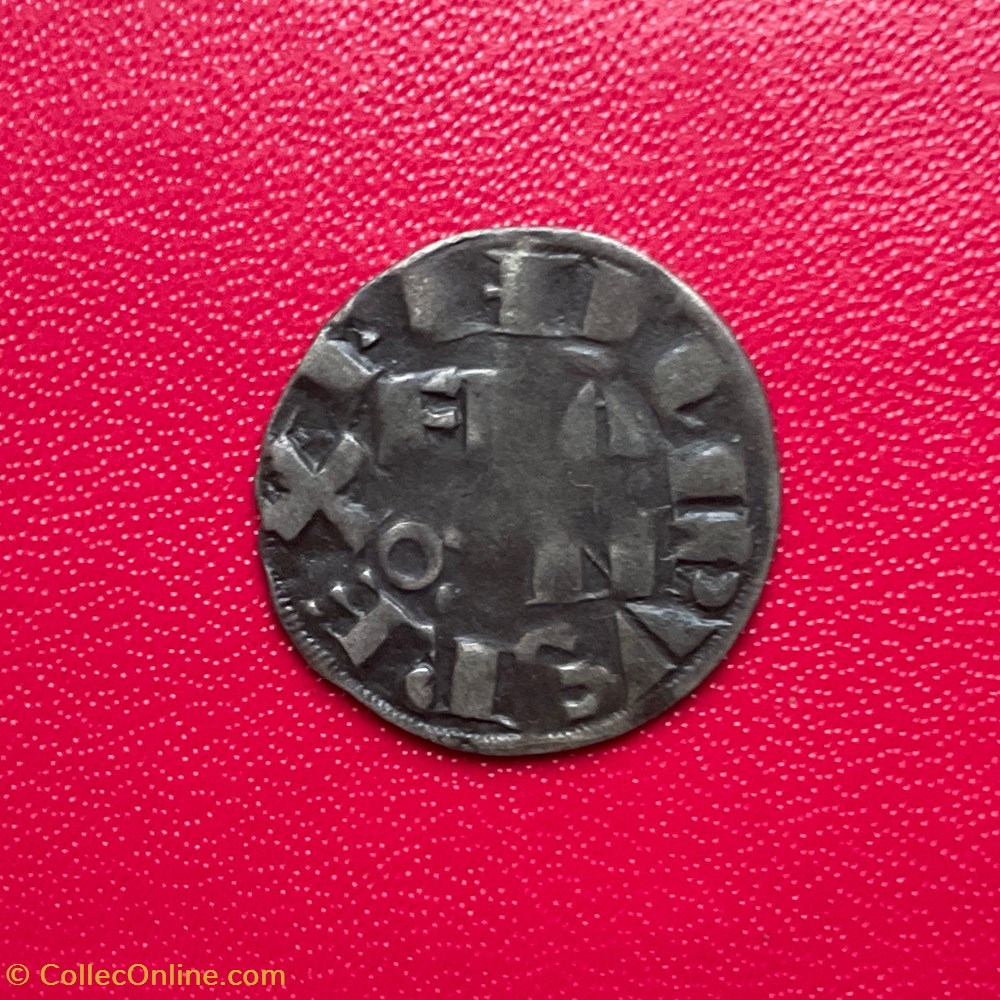 monnaies europe medievale france royales denier parisis peronne philippe auguste