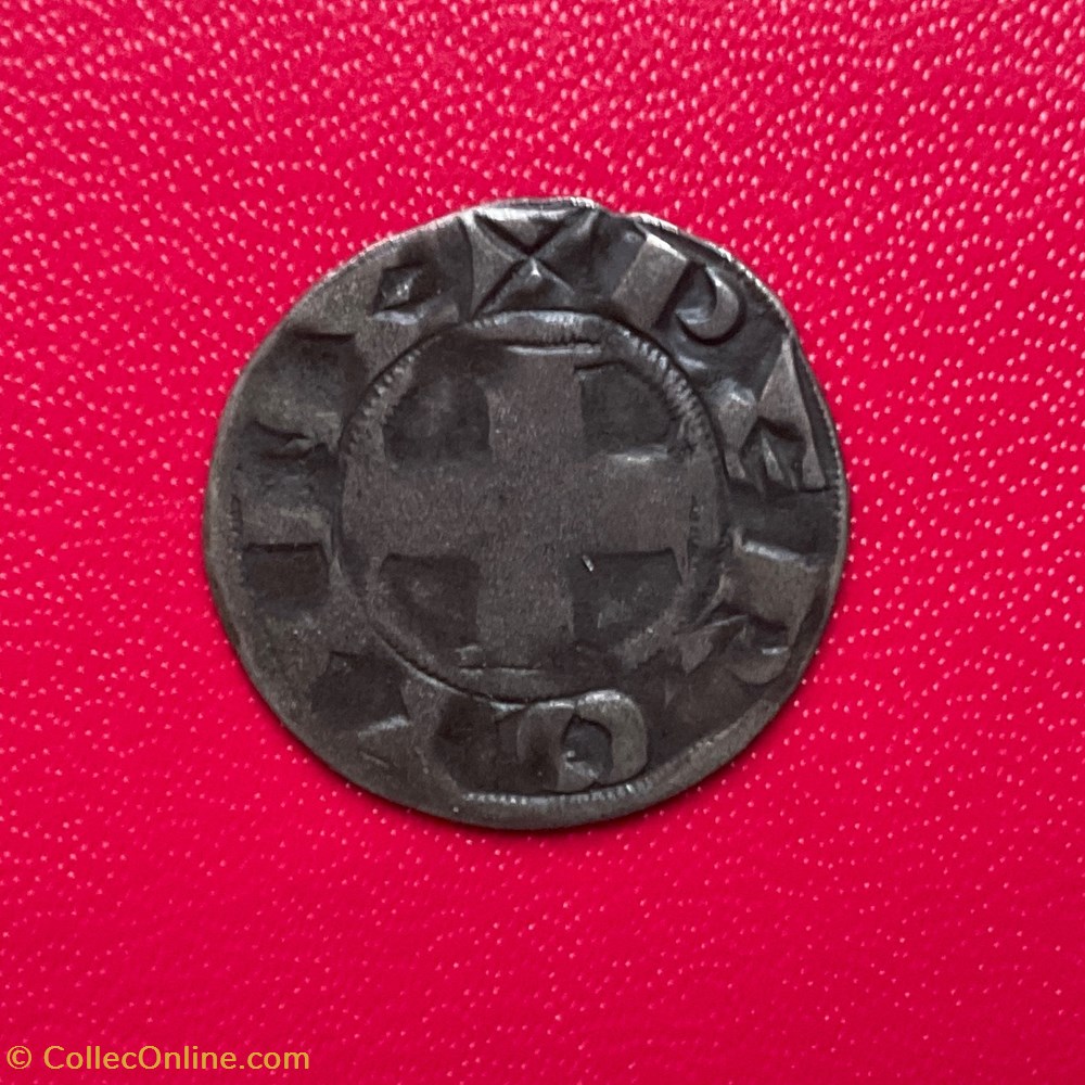 monnaies europe medievale france royales denier parisis peronne philippe auguste