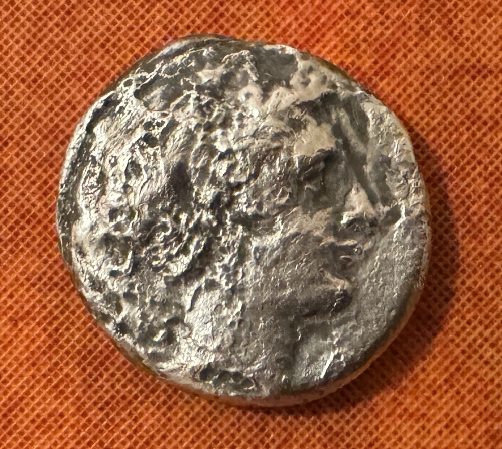 Grande Grèce Naples Campanie Nomos 2 monnaies antiques grecques grande grece naples campanie nomos