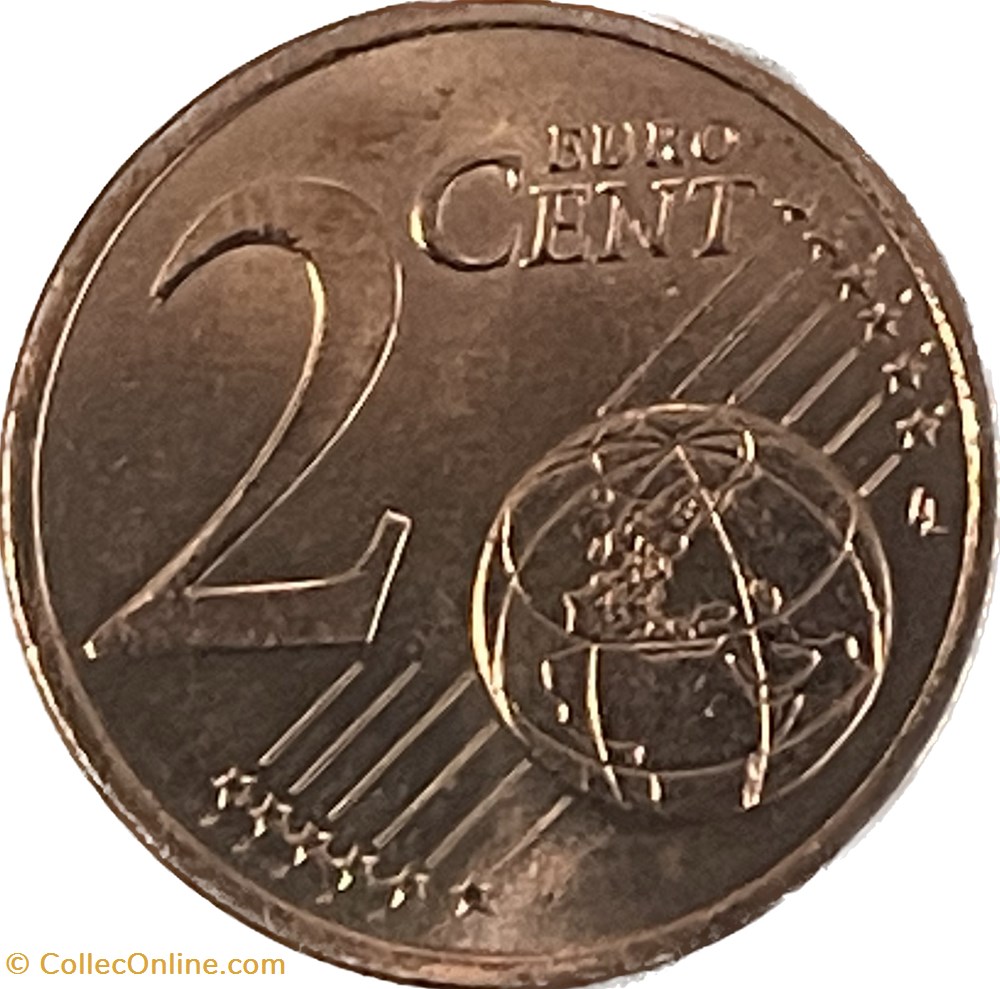 monnaies euros a france 2 centimes euro 2021