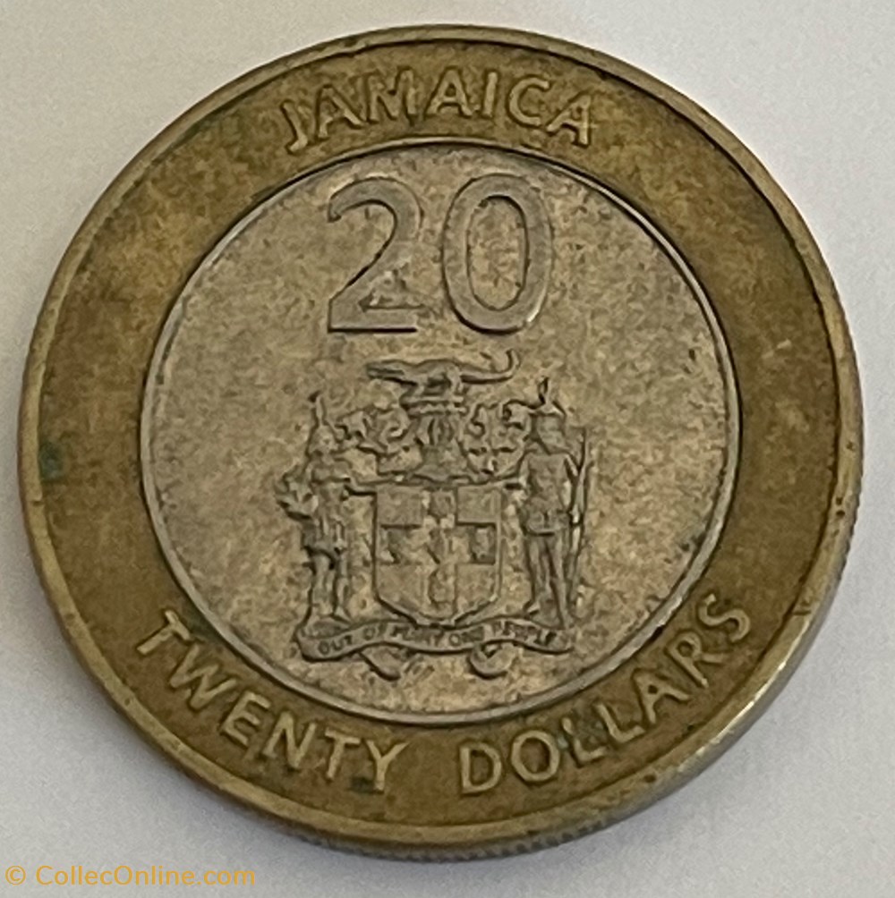 Jamaïque-20 dollars - Marcus Garvey 2000 monnaies monde jamaique 20 dollars marcus garvey 2000