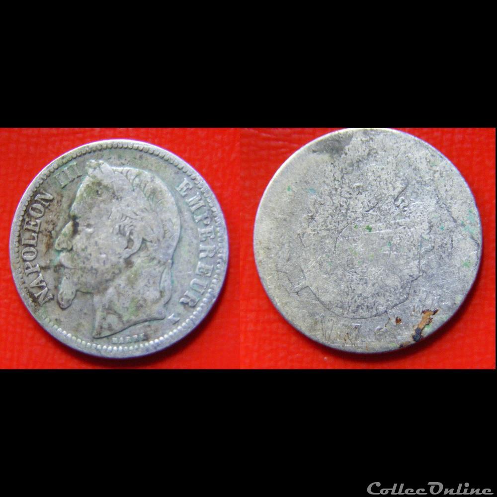 1 franc Napoléon III, tête laurée 1867 Bordeaux monnaies monde france 1 franc napoleon iii tete lauree 1867 bordeaux