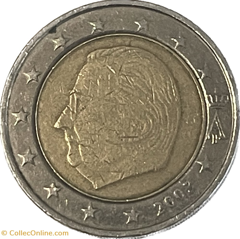 monnaies a belgique 2 euros 2003