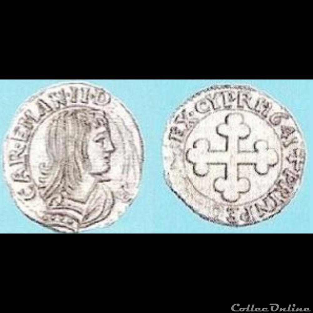 monnaie france feodale duche de savoie charles emmanuel ii demi sou 1648
