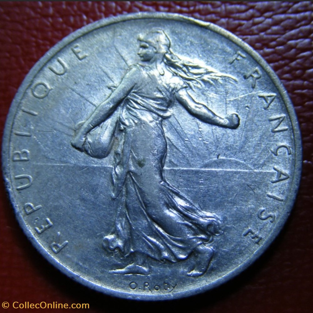 2 francs Semeuse 1914 monnaies monde france 2 francs semeuse 1914