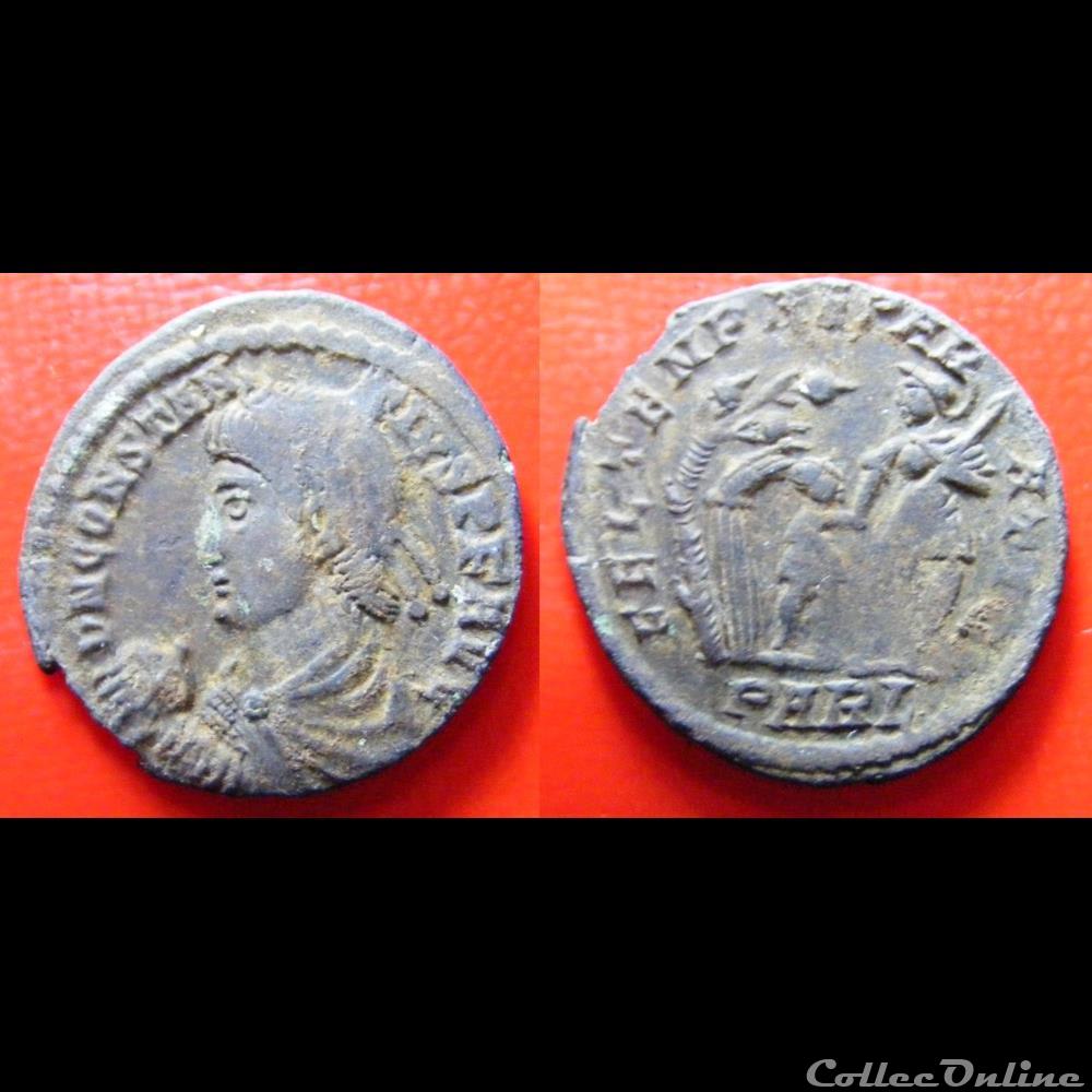 monnaie antique av jc ap romaine maiorina constance ii fel temp reparatio
