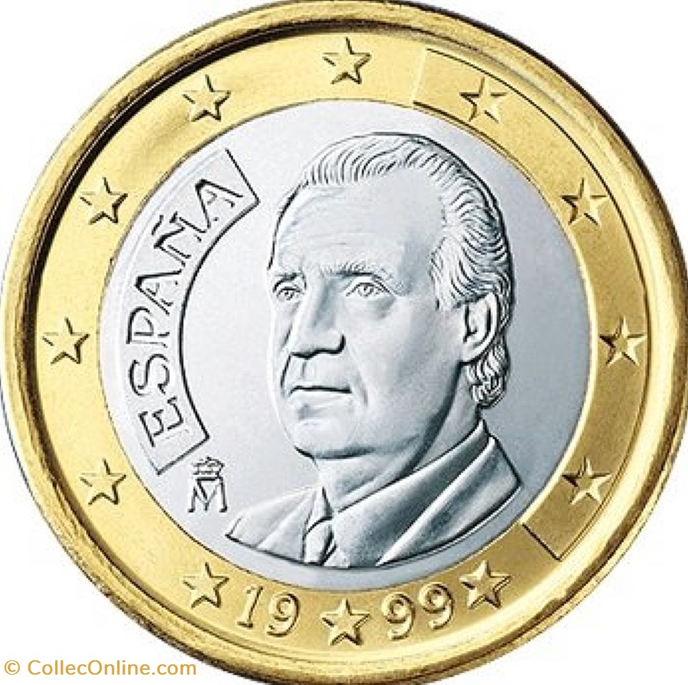 1 Euro 2005 monnaies euros a espagne 1 euro 2005
