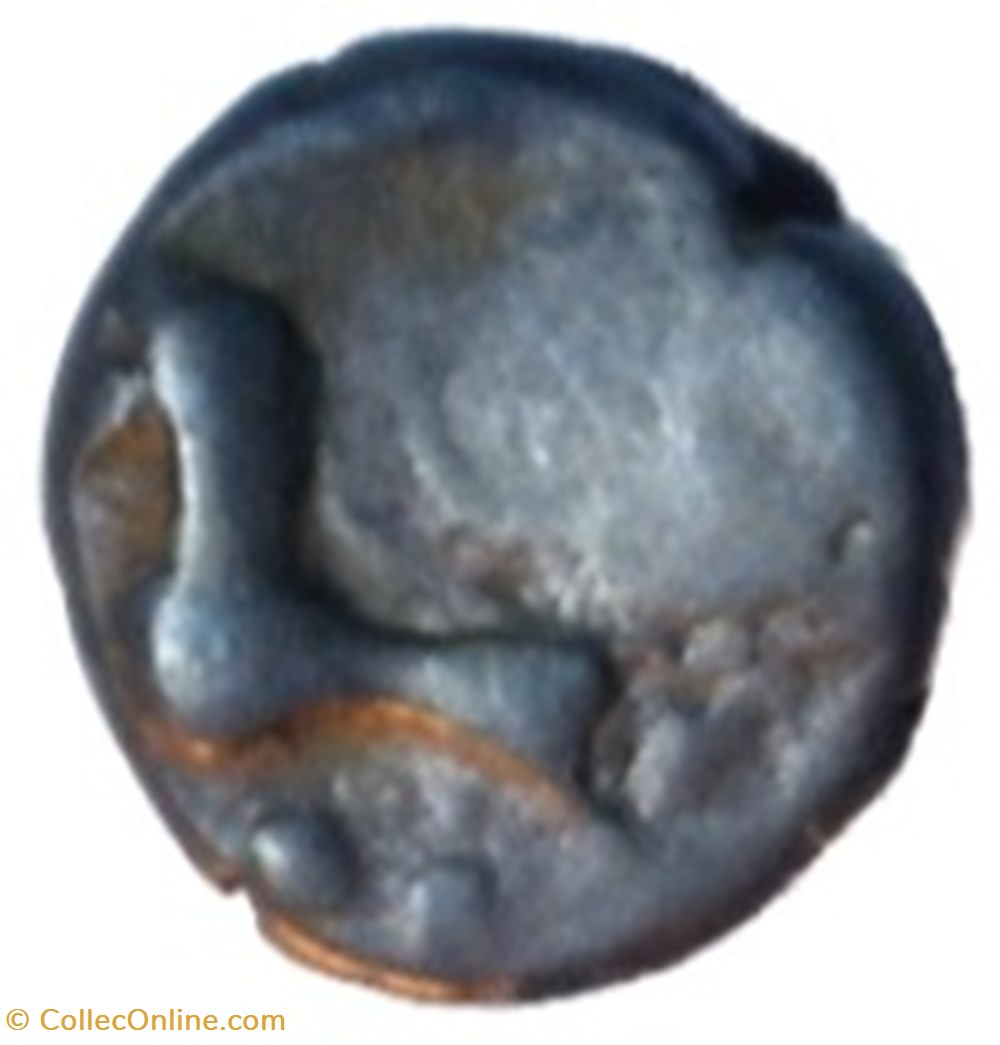 monnaies antiques celtes de statere aux segments de cercles cheval a gauche