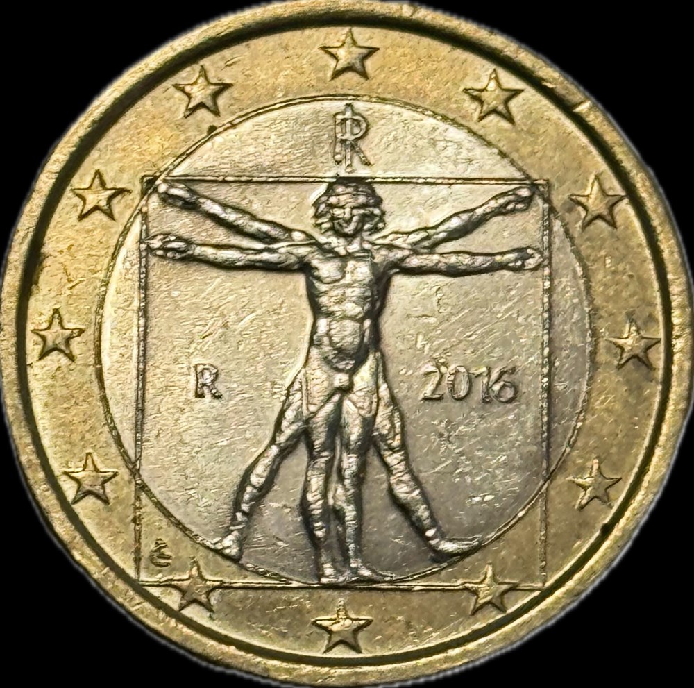 1 Euro 2016 monnaies euros a italie 1 euro 2016