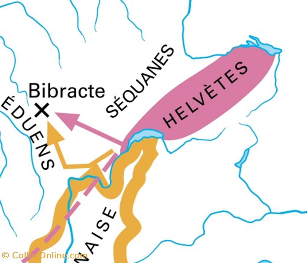 SÉQUANES - HELVÈTES monnaies antiques celtes sequanes helvetes