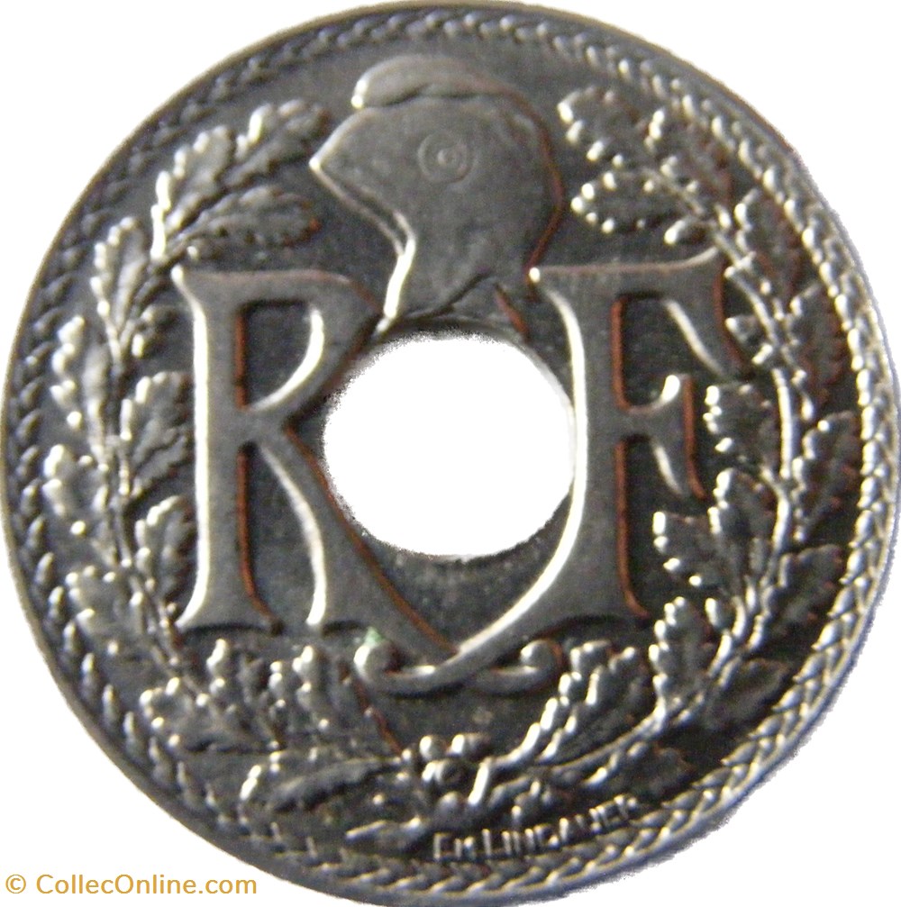 25 centimes Lindauer, Cmes souligné 1915 monnaies monde france 25 centimes lindauer cmes souligne 1915