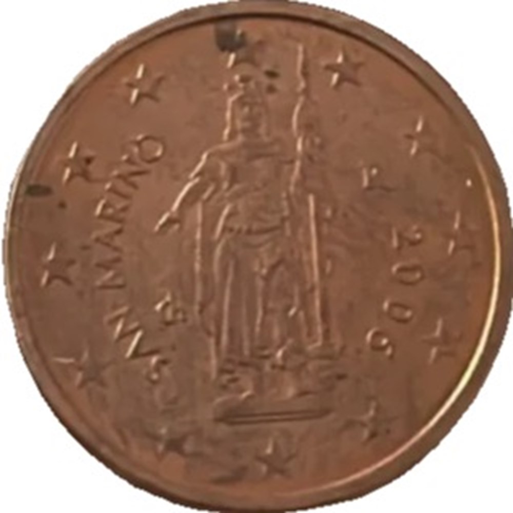 monnaies euros a saint marin 2 centimes euro 2006