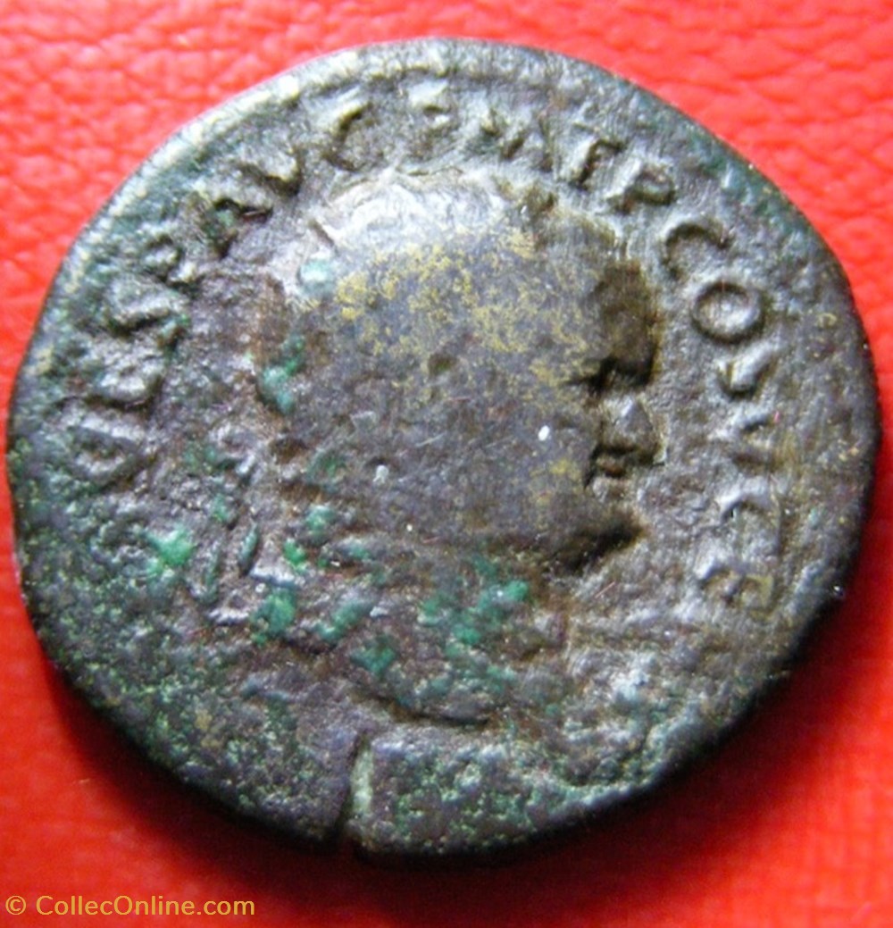 monnaies antiques romaines imperiales et republicaines dupondius vespasien felicitas