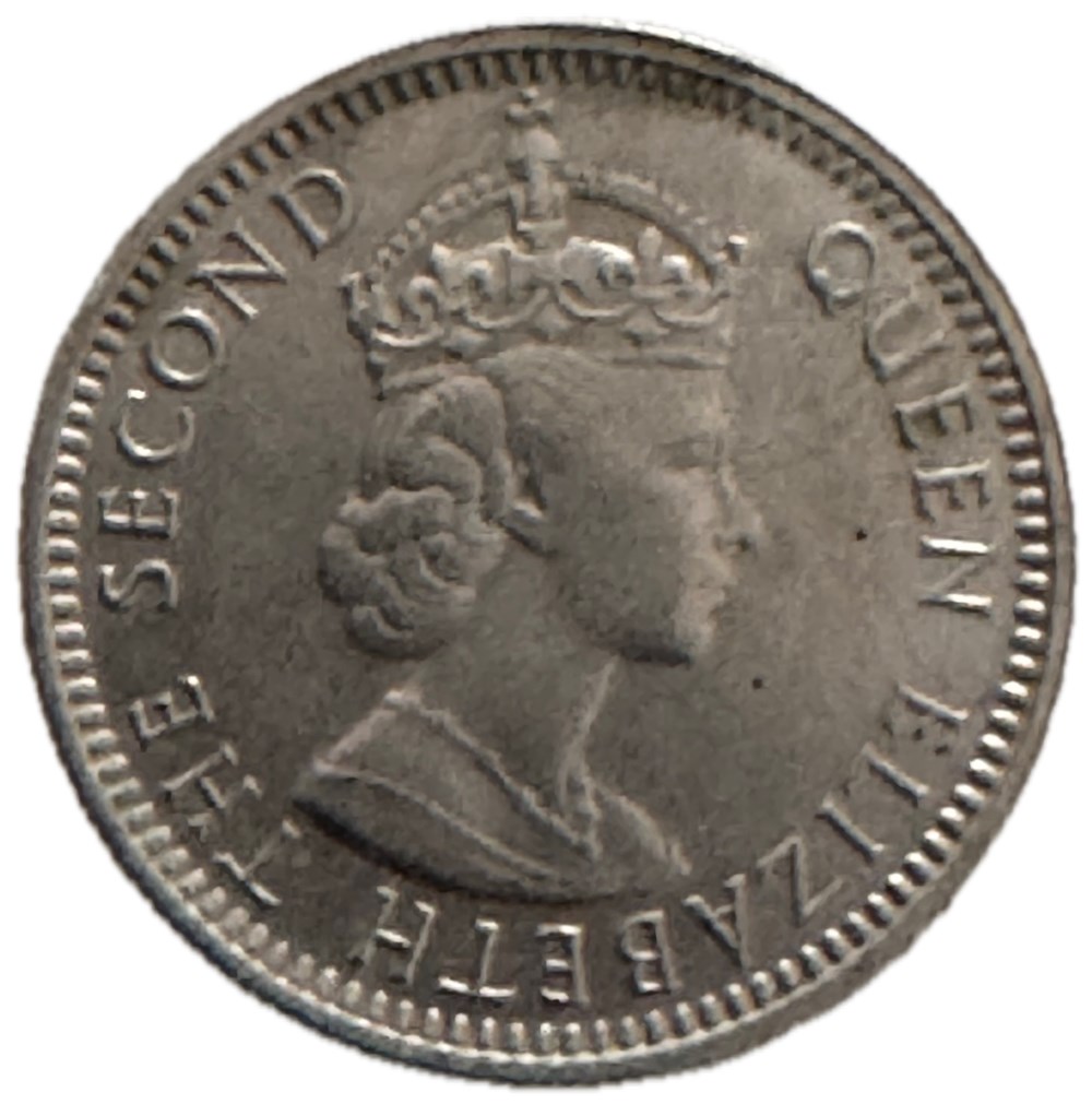 Malaya et Bornéo Britannique 10 cents - Elizabeth II 1re effigie monnaies monde malaya et borneo britannique 10 cents elizabeth ii 1re effigie