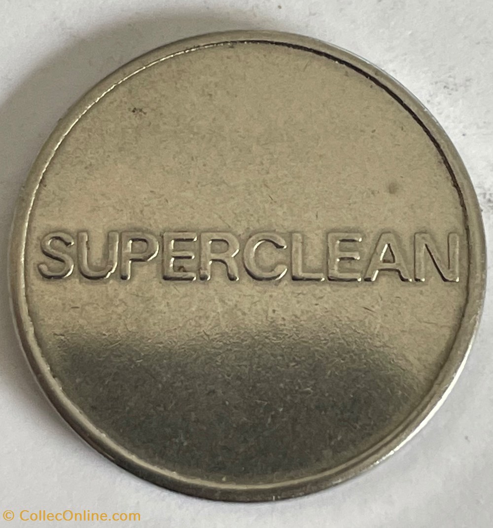 Jeton de Lavage voiture Superclean monnaies paranumismatique jetons poids jeton de lavage voiture superclean