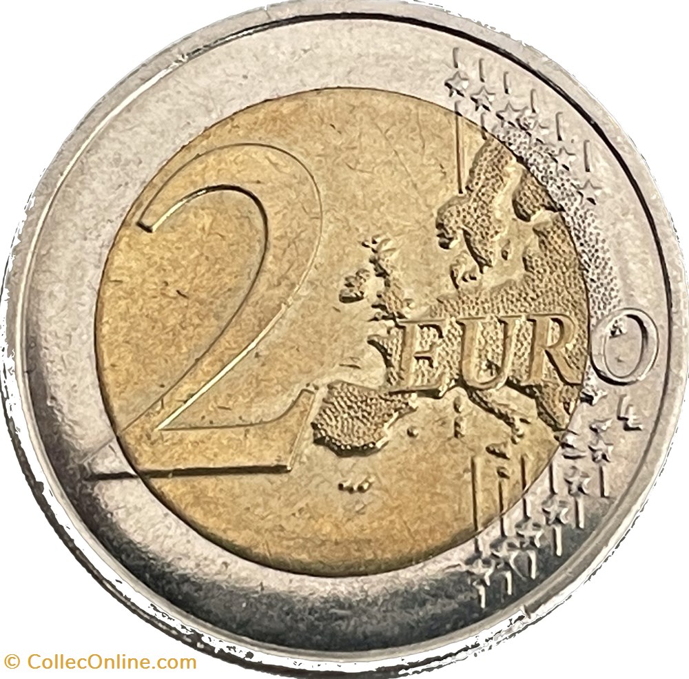 monnaies 2 euros 60e anniversaire de la creation du ministere italien de la sante 2018