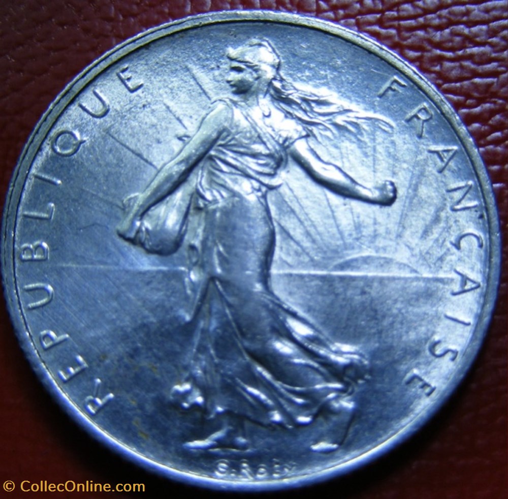 2 francs Semeuse 1918 monnaies monde france 2 francs semeuse 1918