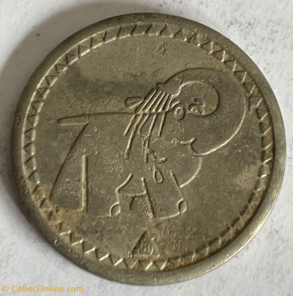monnaies paranumismatique jetons poids jeton de lavage voiture elephant bleu