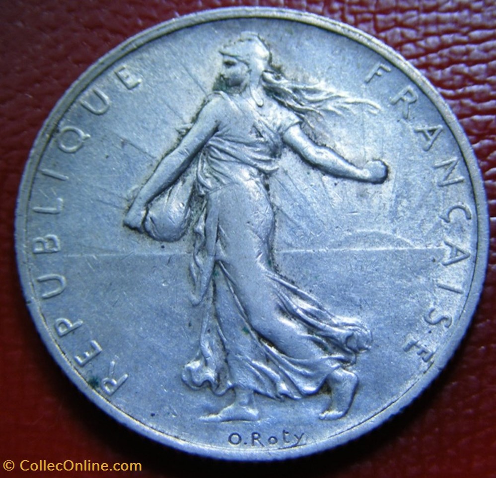 2 francs Semeuse 1912 monnaies monde france 2 francs semeuse 1912