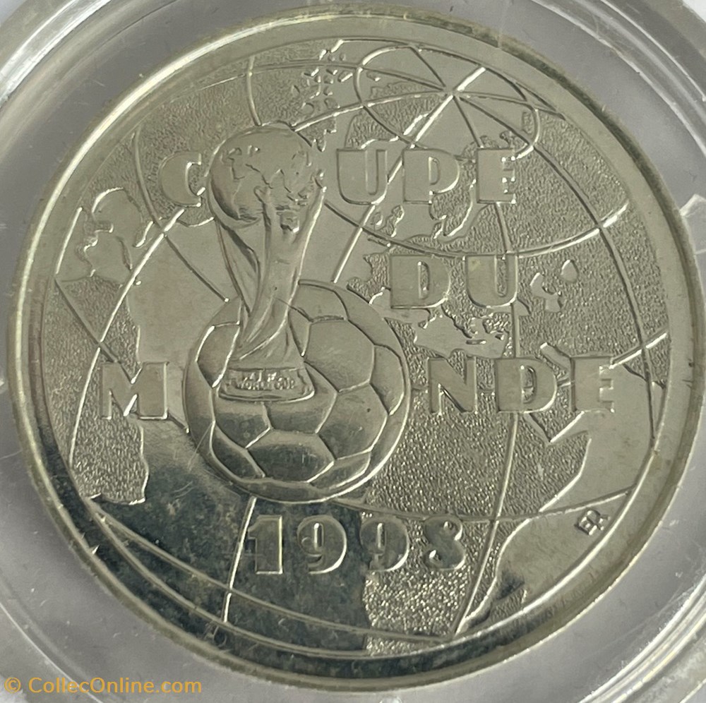 1 franc Universalité du Football 1997 monnaies monde france 1 franc universalite du football 1997