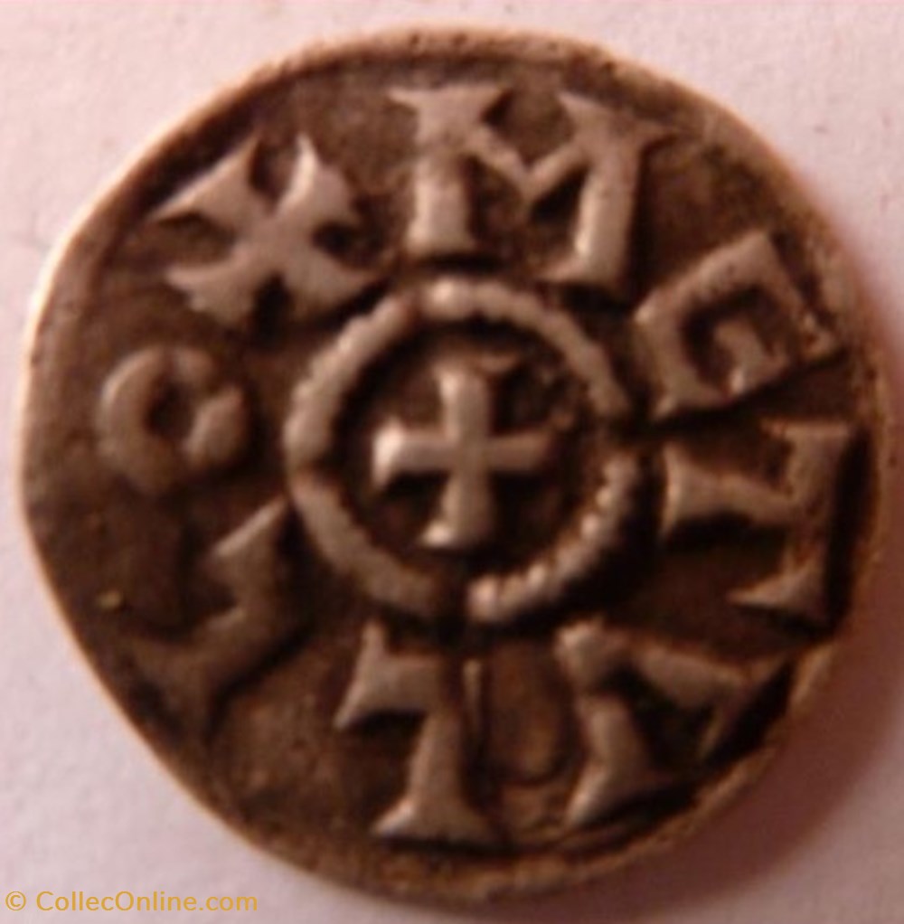 monnaies europe medievale france carolingiennes obole charles ii le chauve