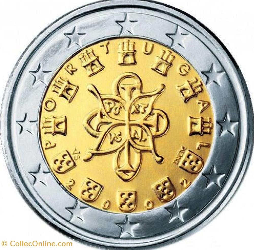 2 Euros 2002 monnaies a portugal 2 euros 2002