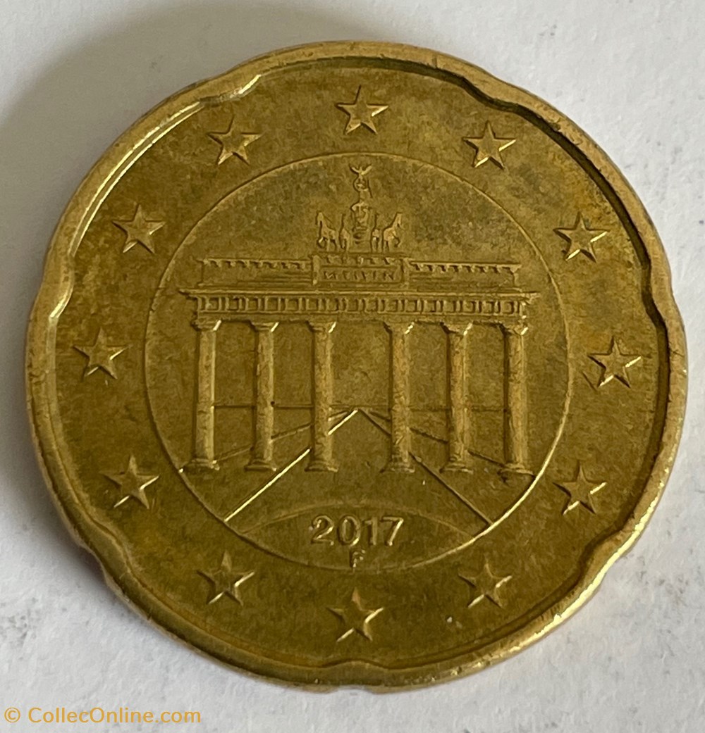 20 cents 2017 F Munich monnaies euros a allemagne 20 cents 2017 f munich