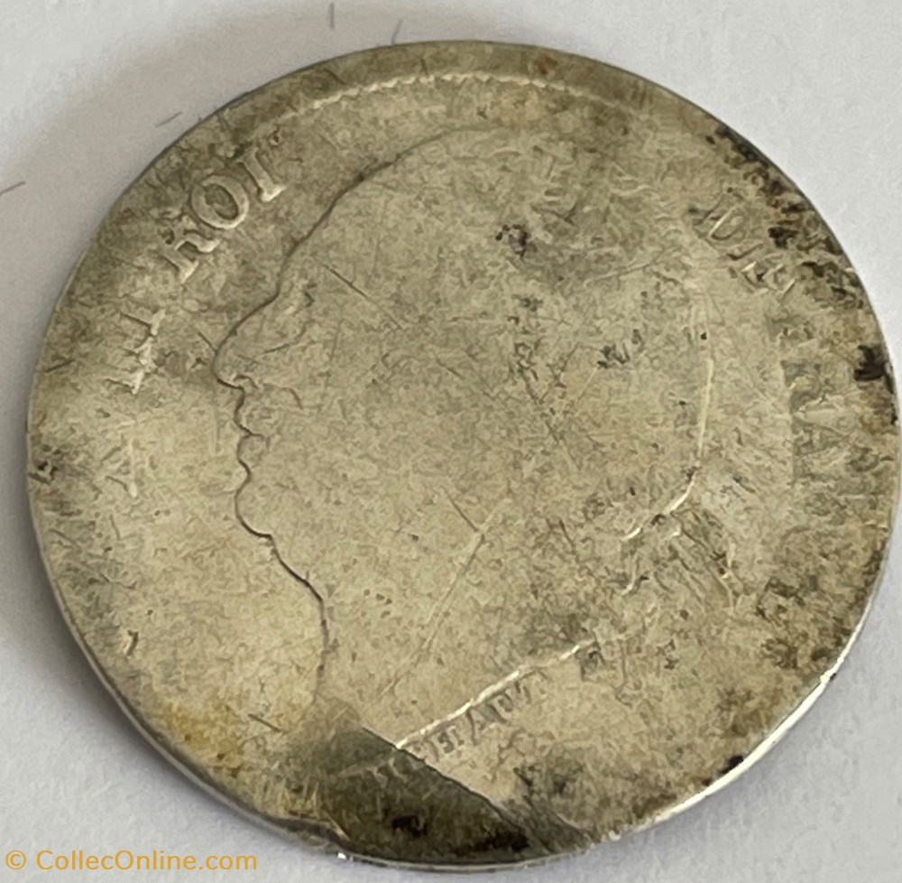 1/2 franc Louis XVIII 1817 L monnaies monde france 1 2 franc louis xviii 1817 l