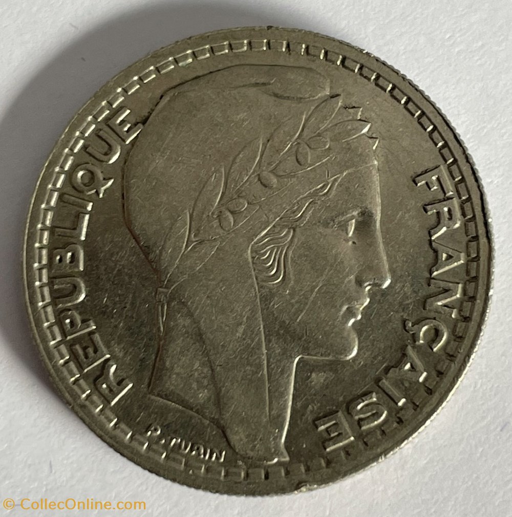 monnaies monde france 10 francs turin 1947 grosse tete