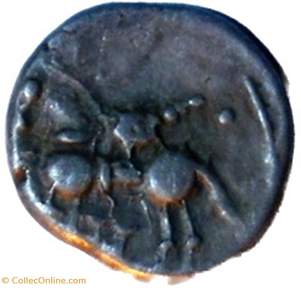 Quinaire KALETEDOY monnaies antiques celtes quinaire kaletedoy
