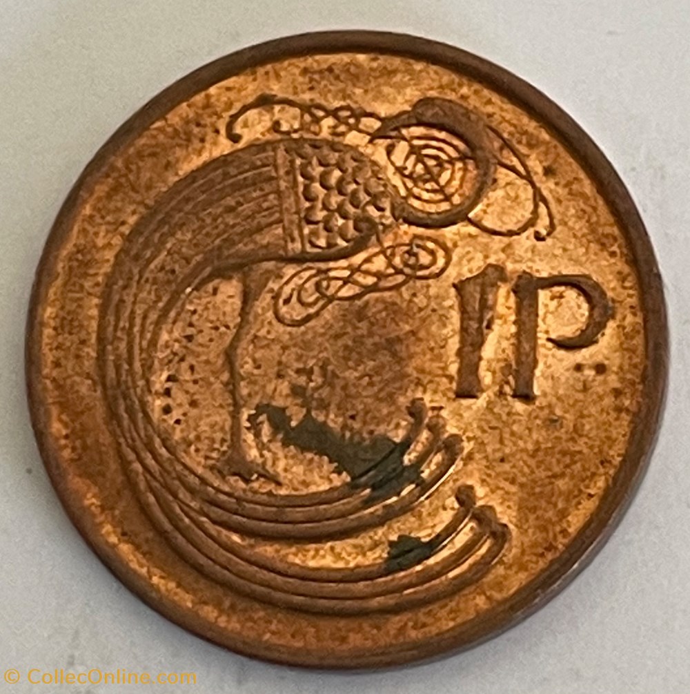 monnaies monde irlande 1 penny magnetique 1998